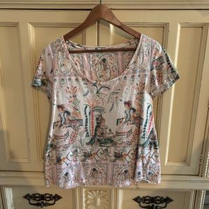 Soft Surroundings Print Top